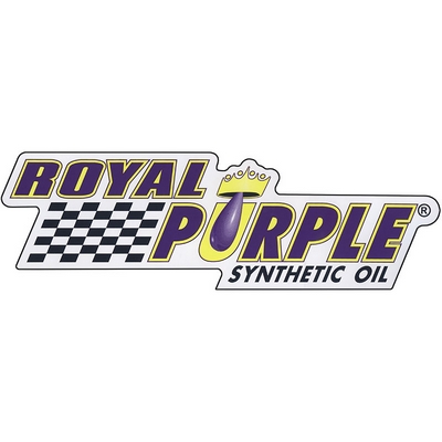 Royal Purple Decal - Clear Vinyl - 6"