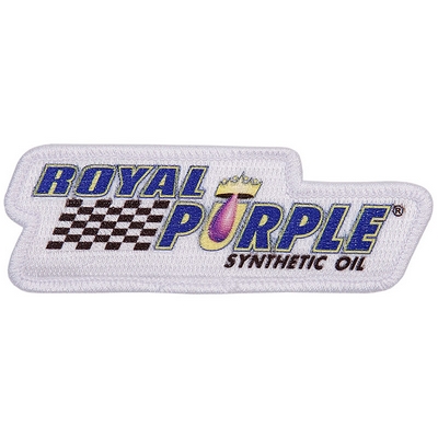 Royal Purple Patch - White
